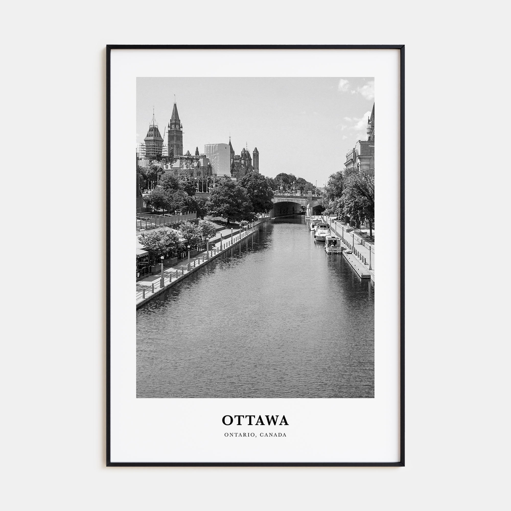 Ottawa Portrait B&W No 2 Poster