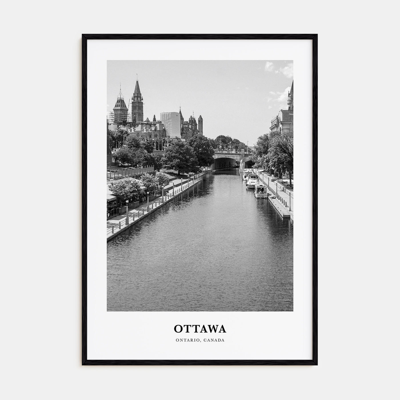 Ottawa Portrait B&W No 2 Poster