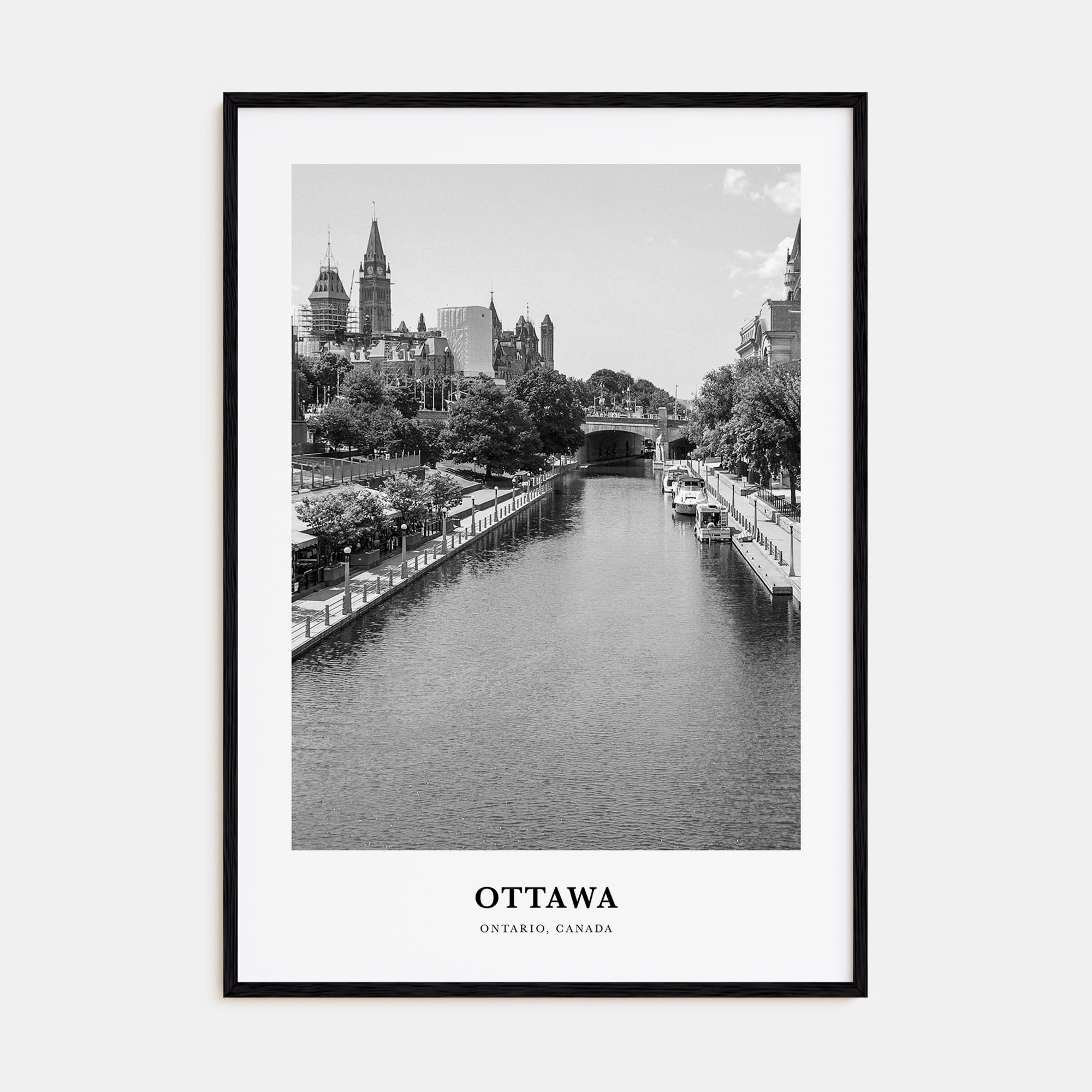 Ottawa Portrait B&W No 2 Poster