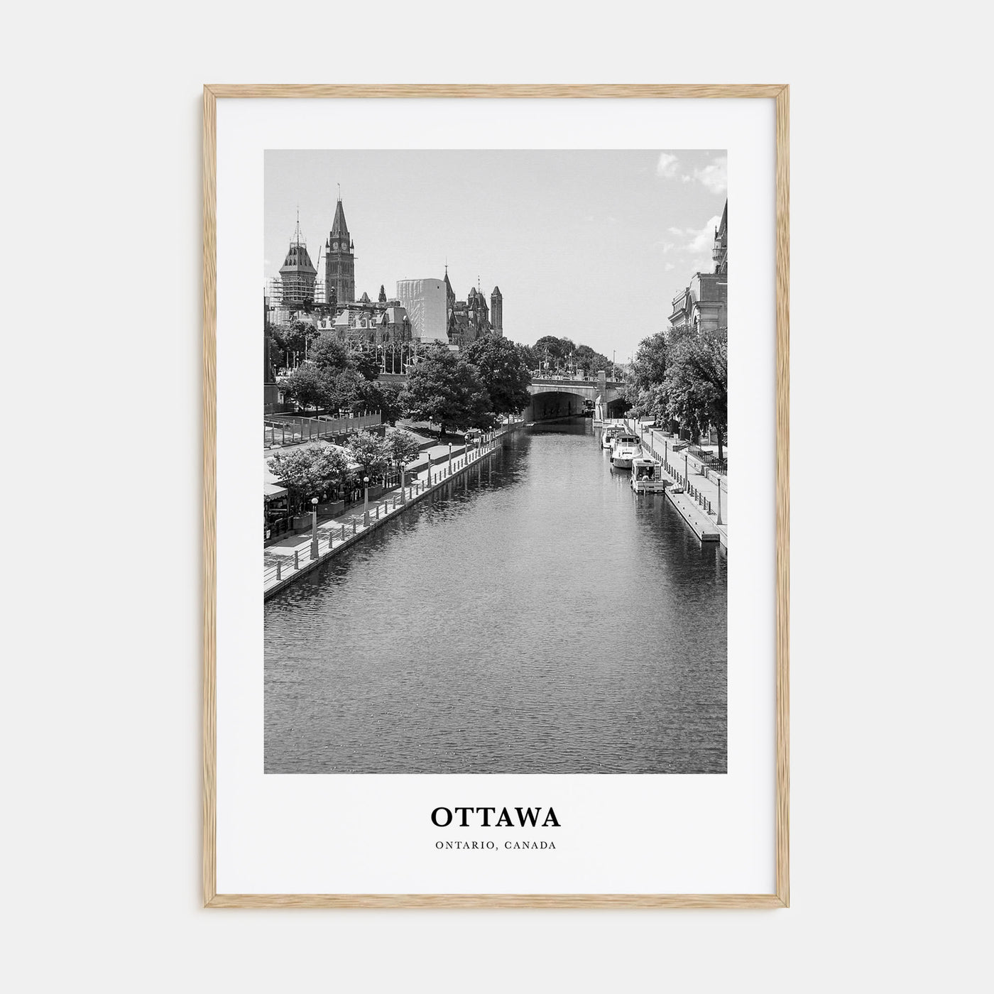 Ottawa Portrait B&W No 2 Poster