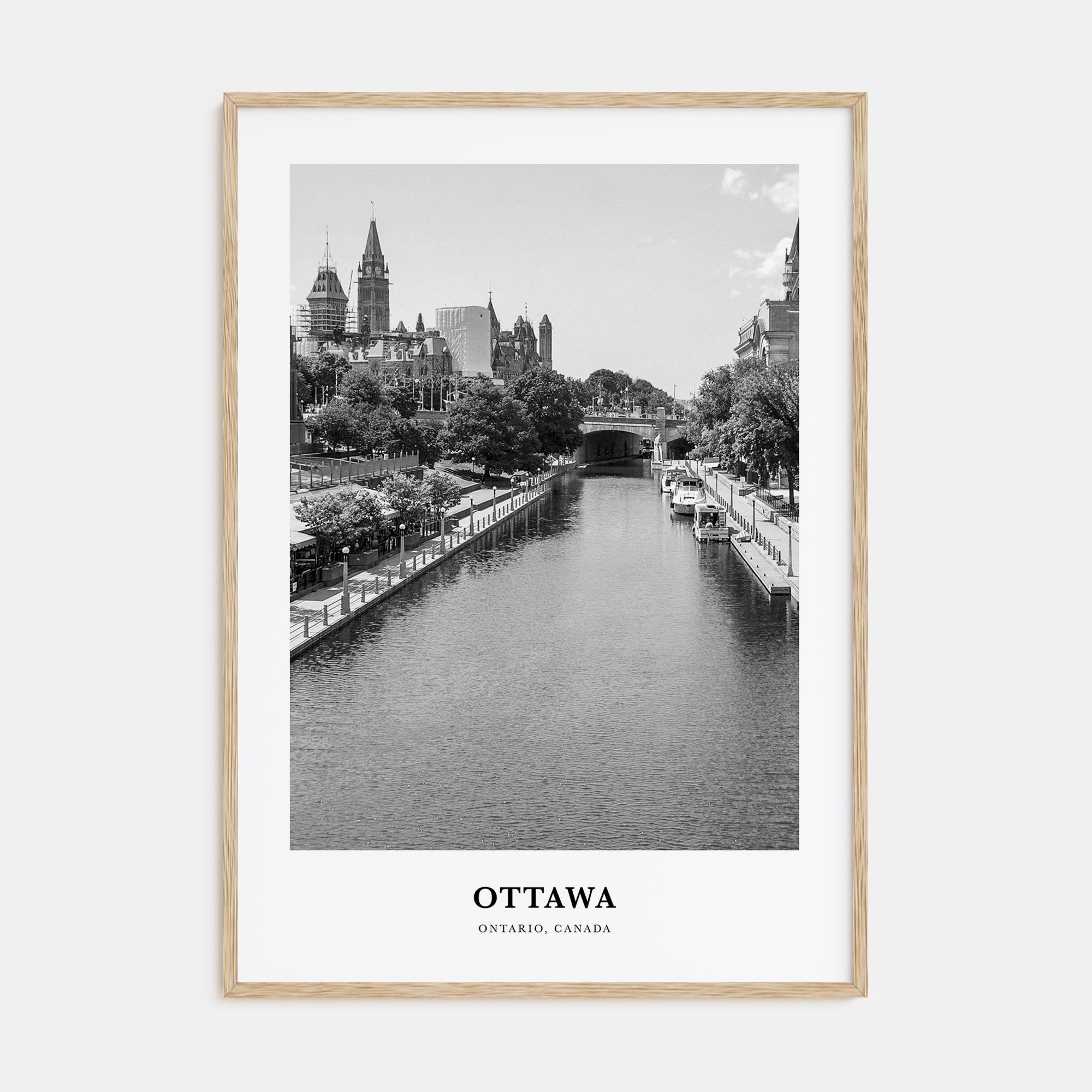 Ottawa Portrait B&W No 2 Poster