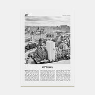 Ottawa Travel B&W No 2 Poster