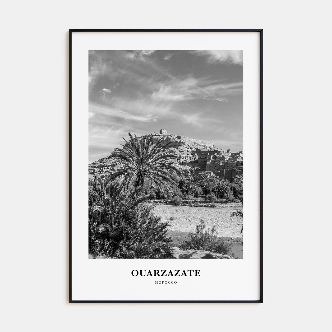 Ouarzazate Portrait B&W Poster