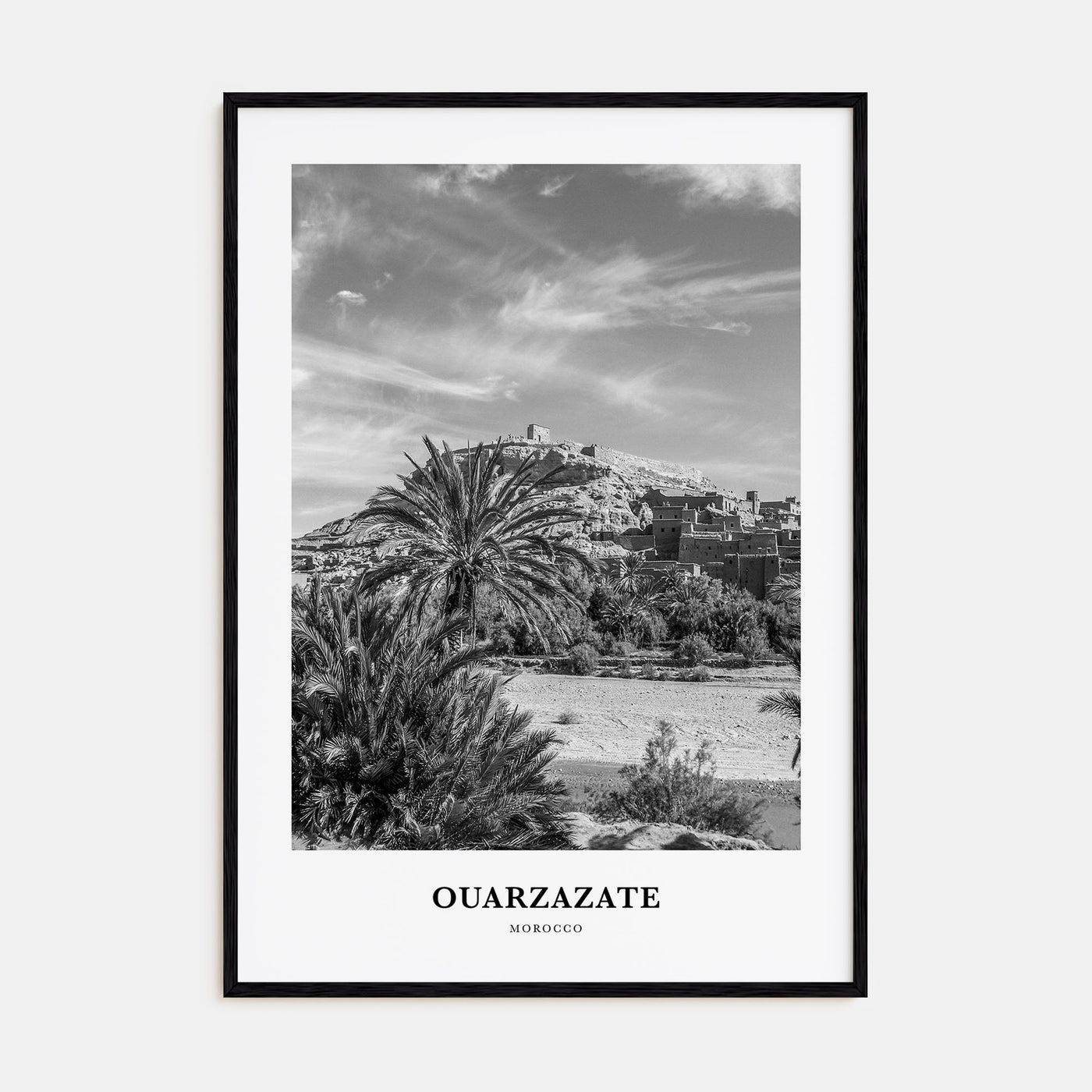 Ouarzazate Portrait B&W Poster