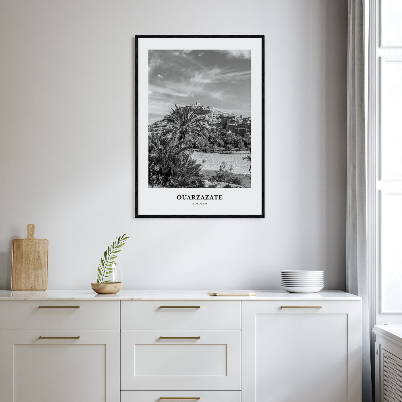 Ouarzazate Portrait B&W Poster