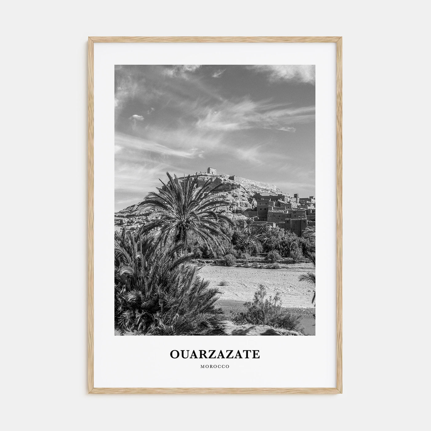 Ouarzazate Portrait B&W Poster