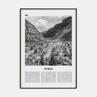 Ouray Travel B&W Poster