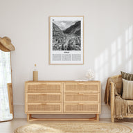 Ouray Travel B&W Poster