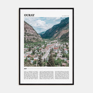 Ouray Travel Color Poster