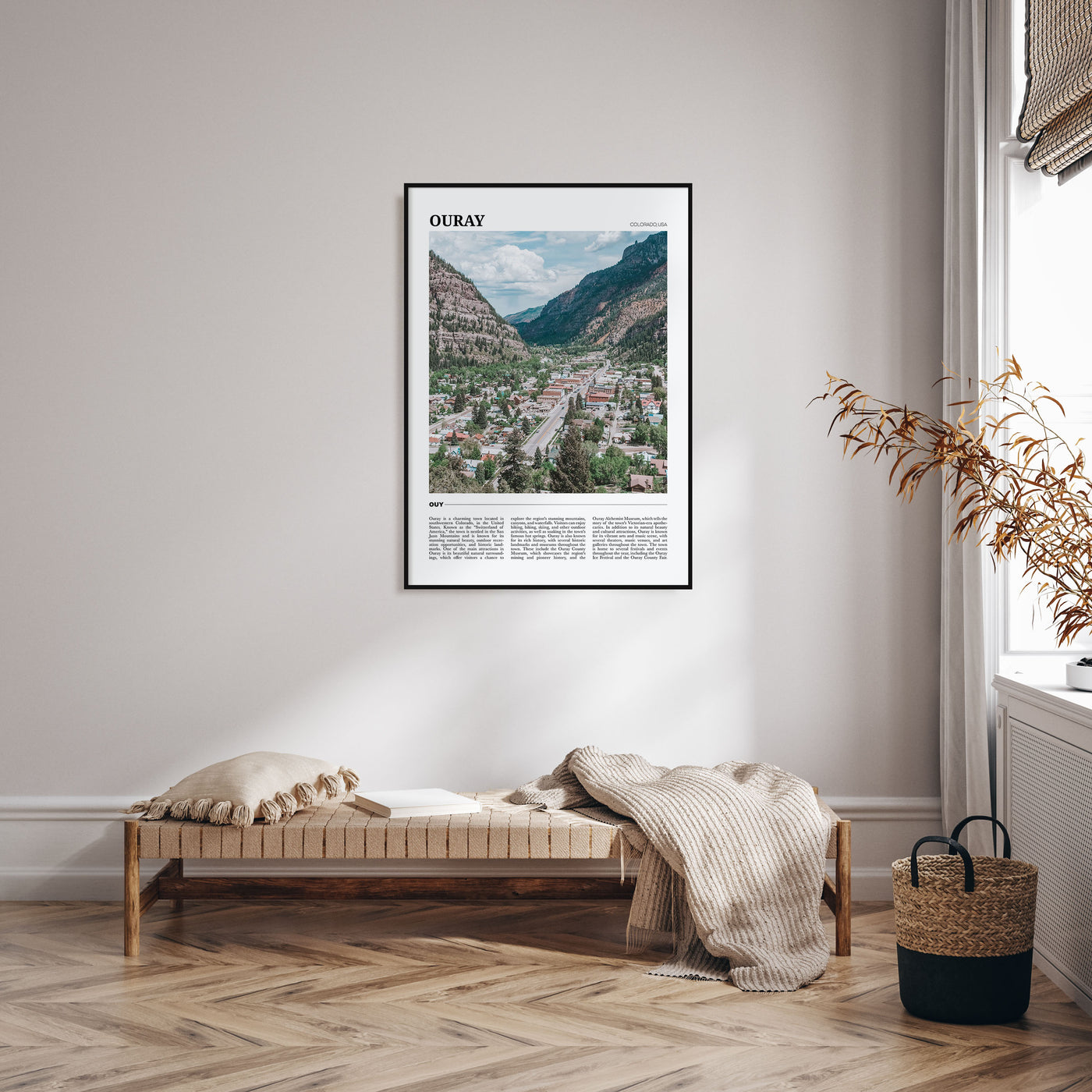 Ouray Travel Color Poster