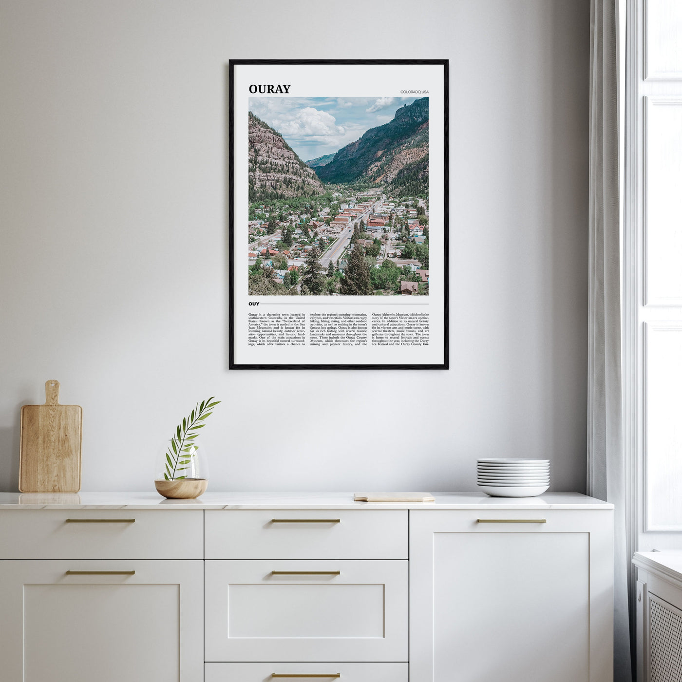 Ouray Travel Color Poster