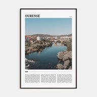 Ourense Travel Color Poster