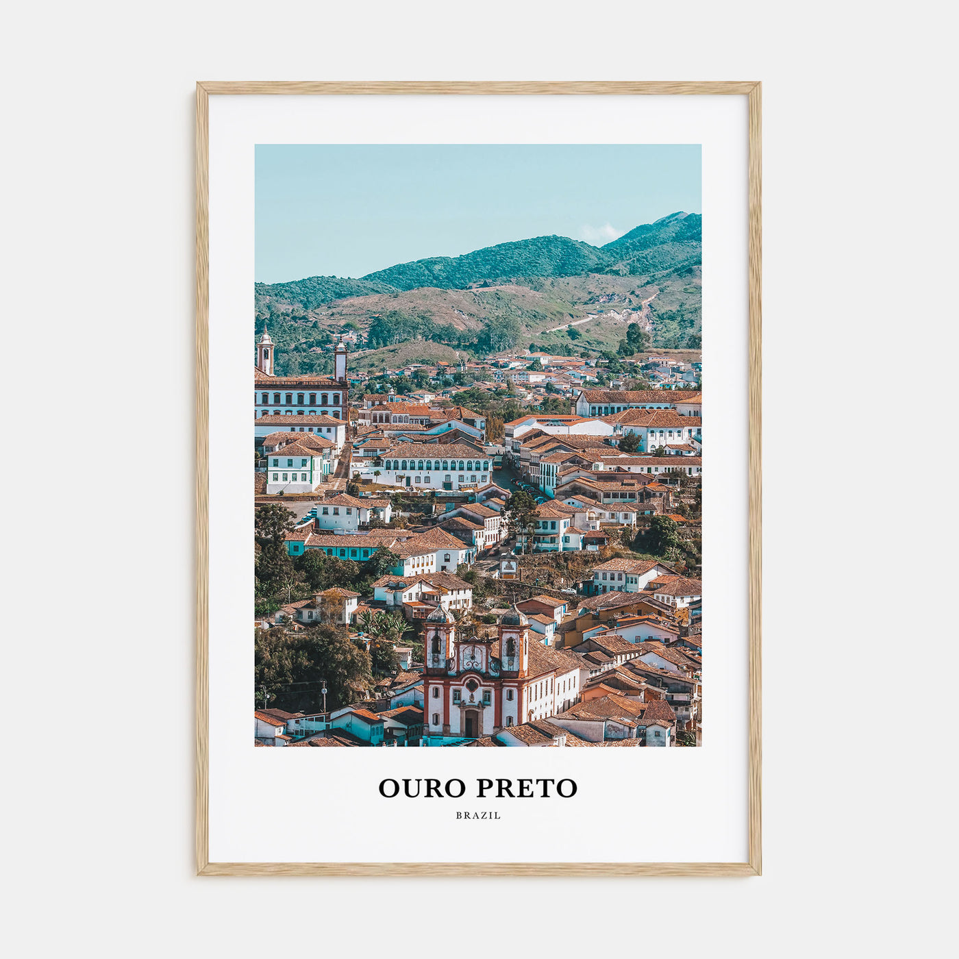 Ouro Preto Portrait Color Poster