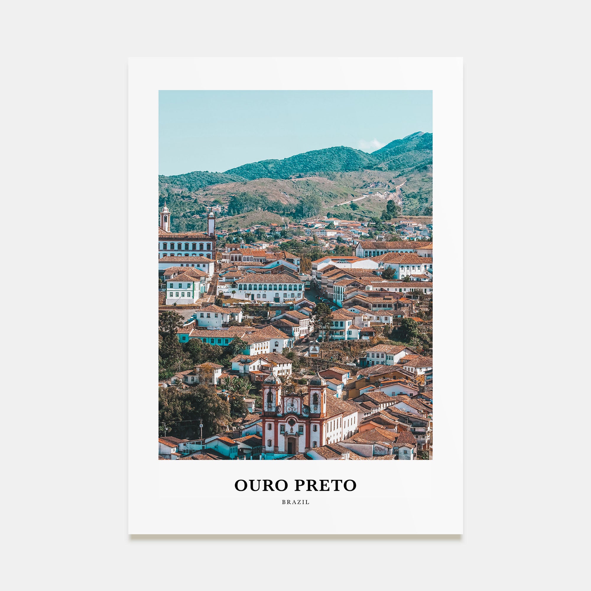 Ouro Preto Portrait Color Poster