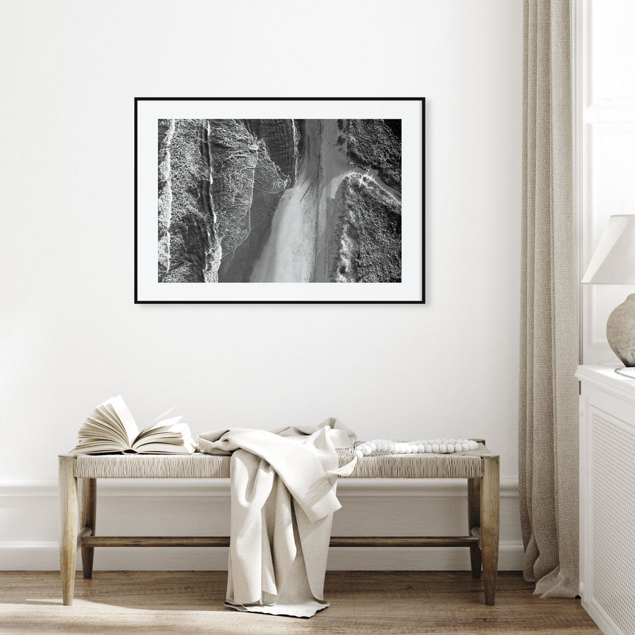 Outer Banks Landscape B&W Poster