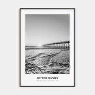 Outer Banks Portrait B&W Poster