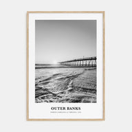 Outer Banks Portrait B&W Poster