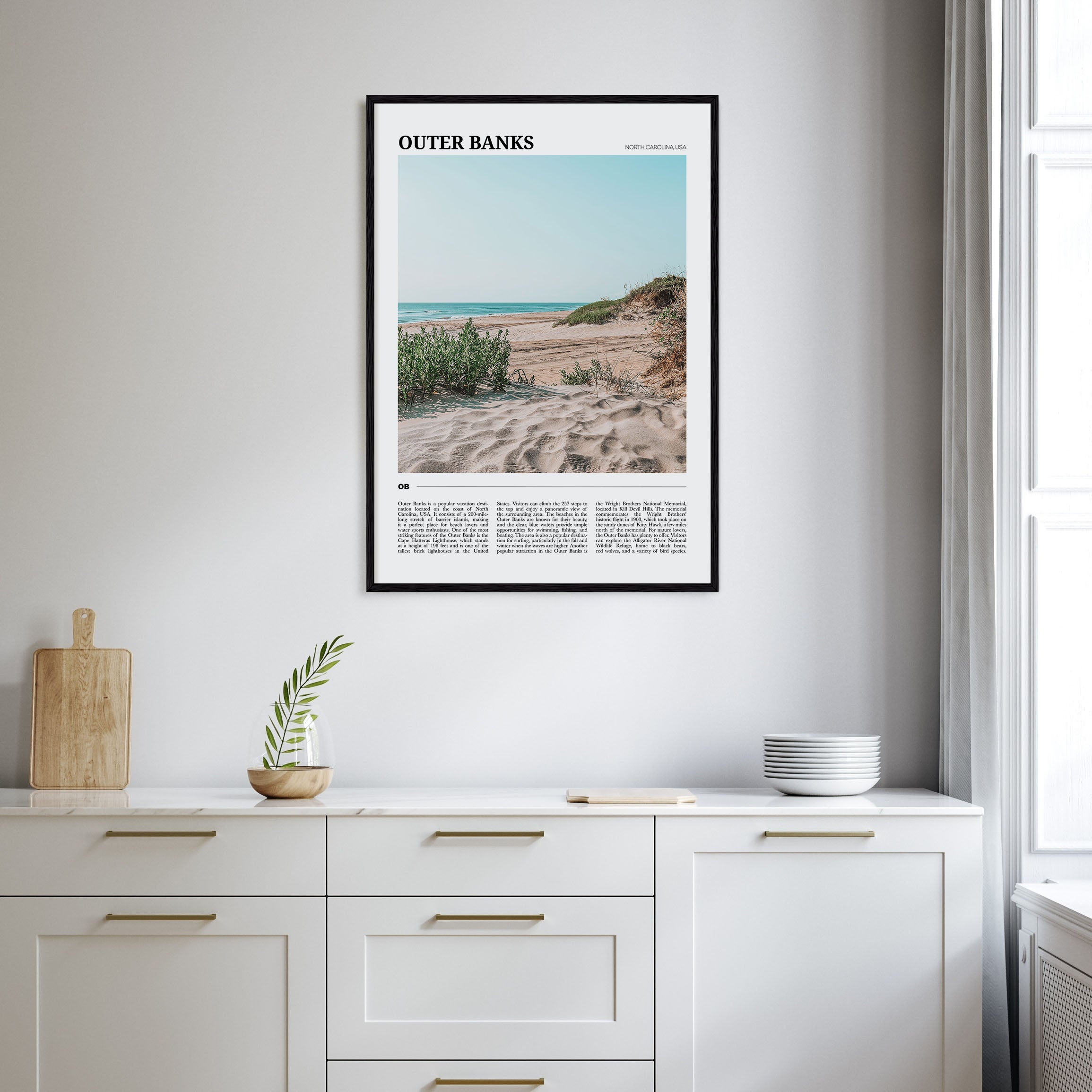 Outer Banks Travel Color Poster