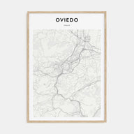 Oviedo Map Portrait Poster