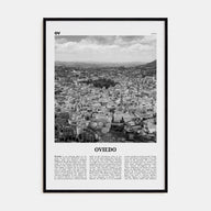Oviedo Travel B&W Poster