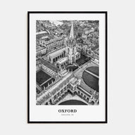 Oxford, England Portrait B&W Poster