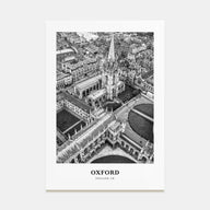 Oxford, England Portrait B&W Poster