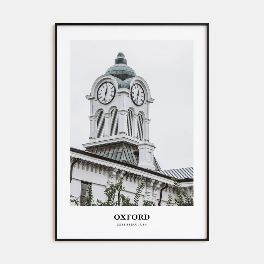 Oxford, Mississippi Portrait Color Poster