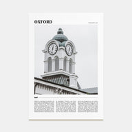 Oxford, Mississippi Travel Color Poster