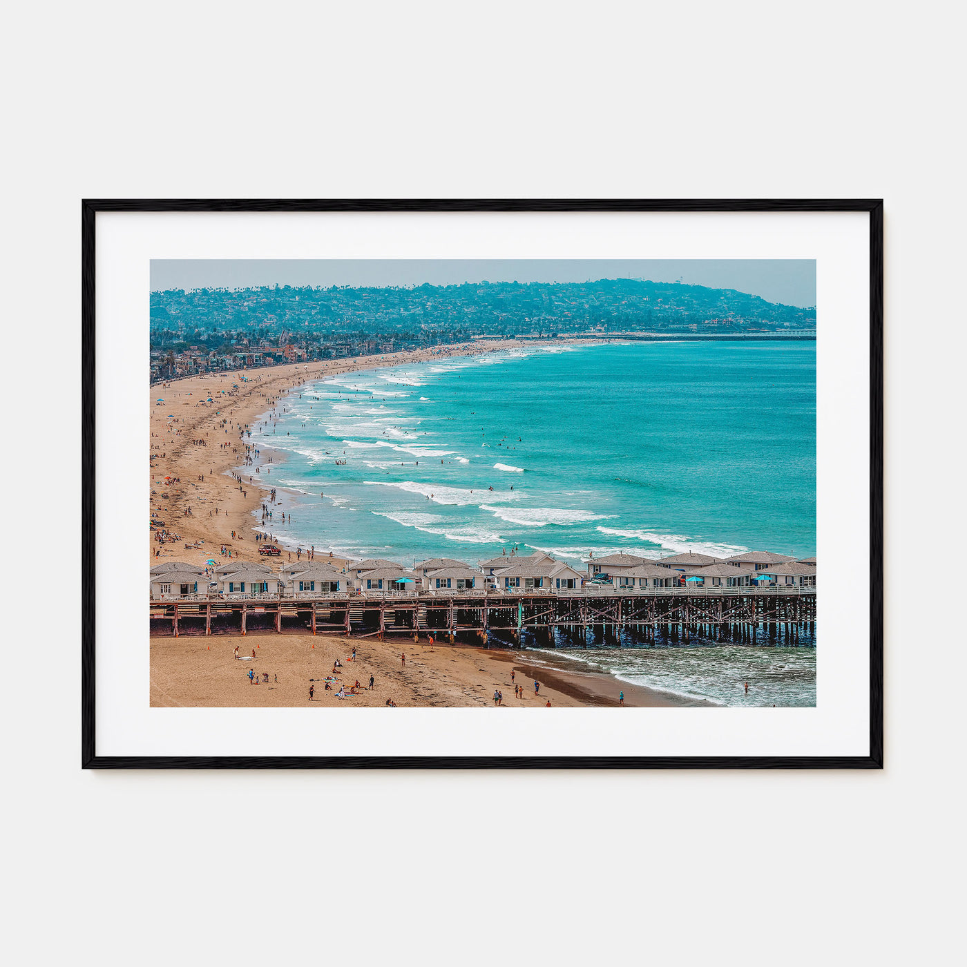 Pacific Beach Landscape Color Poster