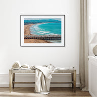 Pacific Beach Landscape Color Poster