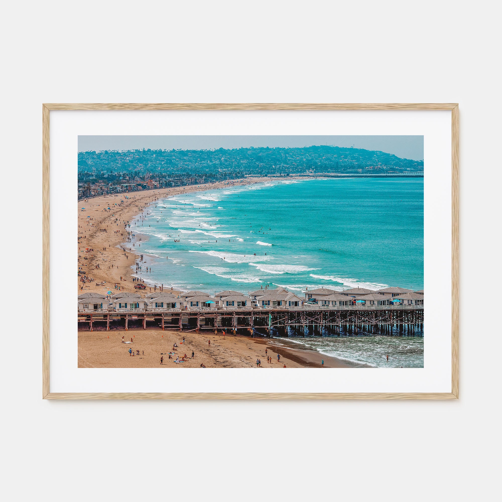 Pacific Beach Landscape Color Poster