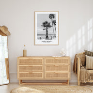 Pacific Beach Portrait B&W No 1 Poster