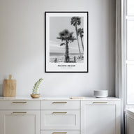 Pacific Beach Portrait B&W No 1 Poster