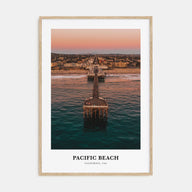Pacific Beach Portrait Color Poster