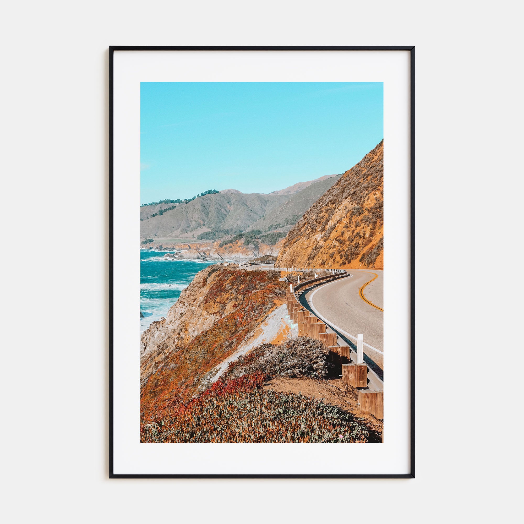 Pacific Coast Highway Photo Color No 2 Poster