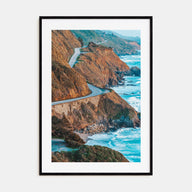 Pacific Coast Highway Photo Color No 3 Poster