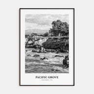 Pacific Grove Portrait B&W Poster