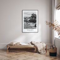 Pacific Grove Portrait B&W Poster