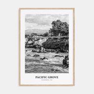 Pacific Grove Portrait B&W Poster