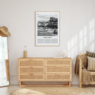 Pacific Grove Travel B&W Poster