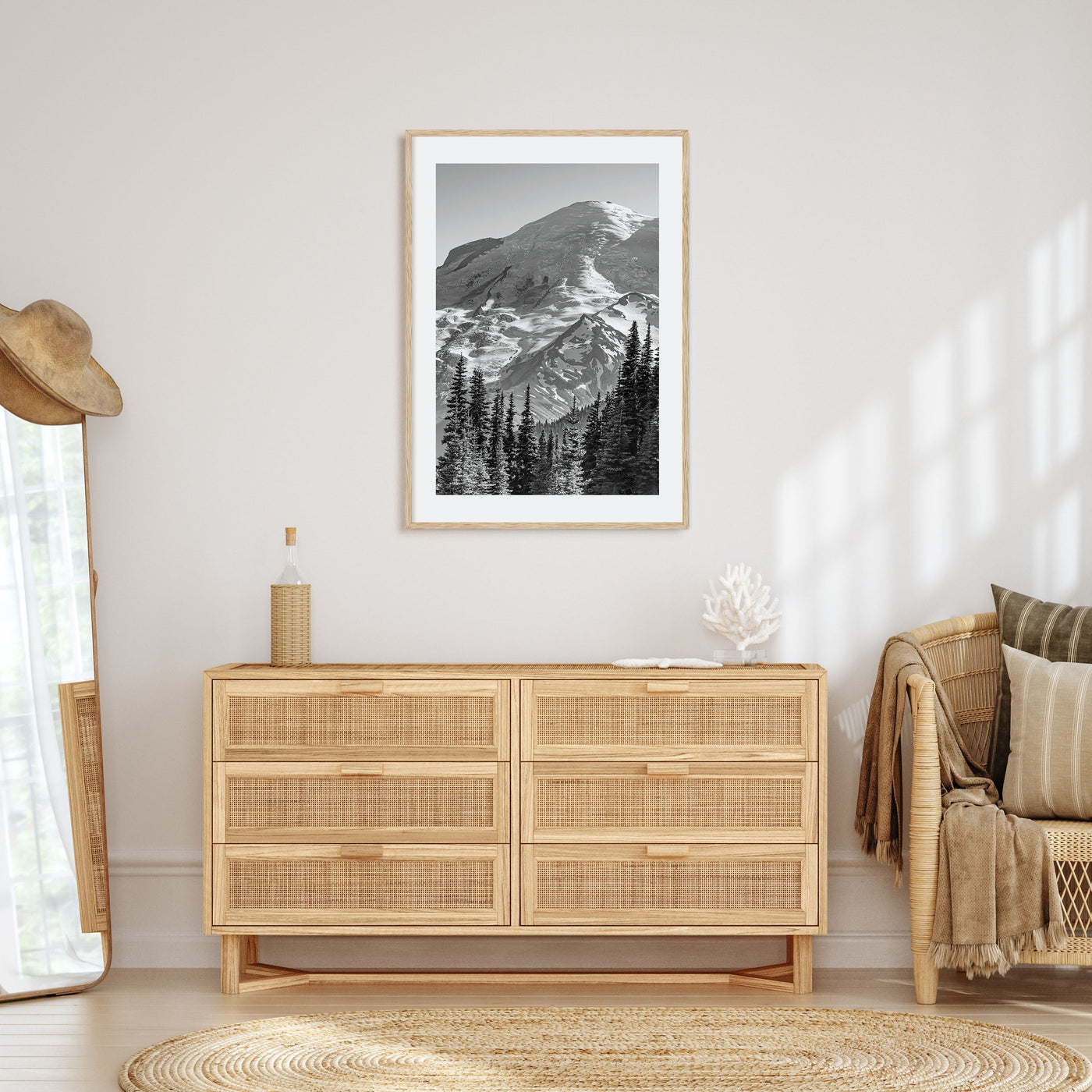 Pacific Northwest Photo B&W Poster