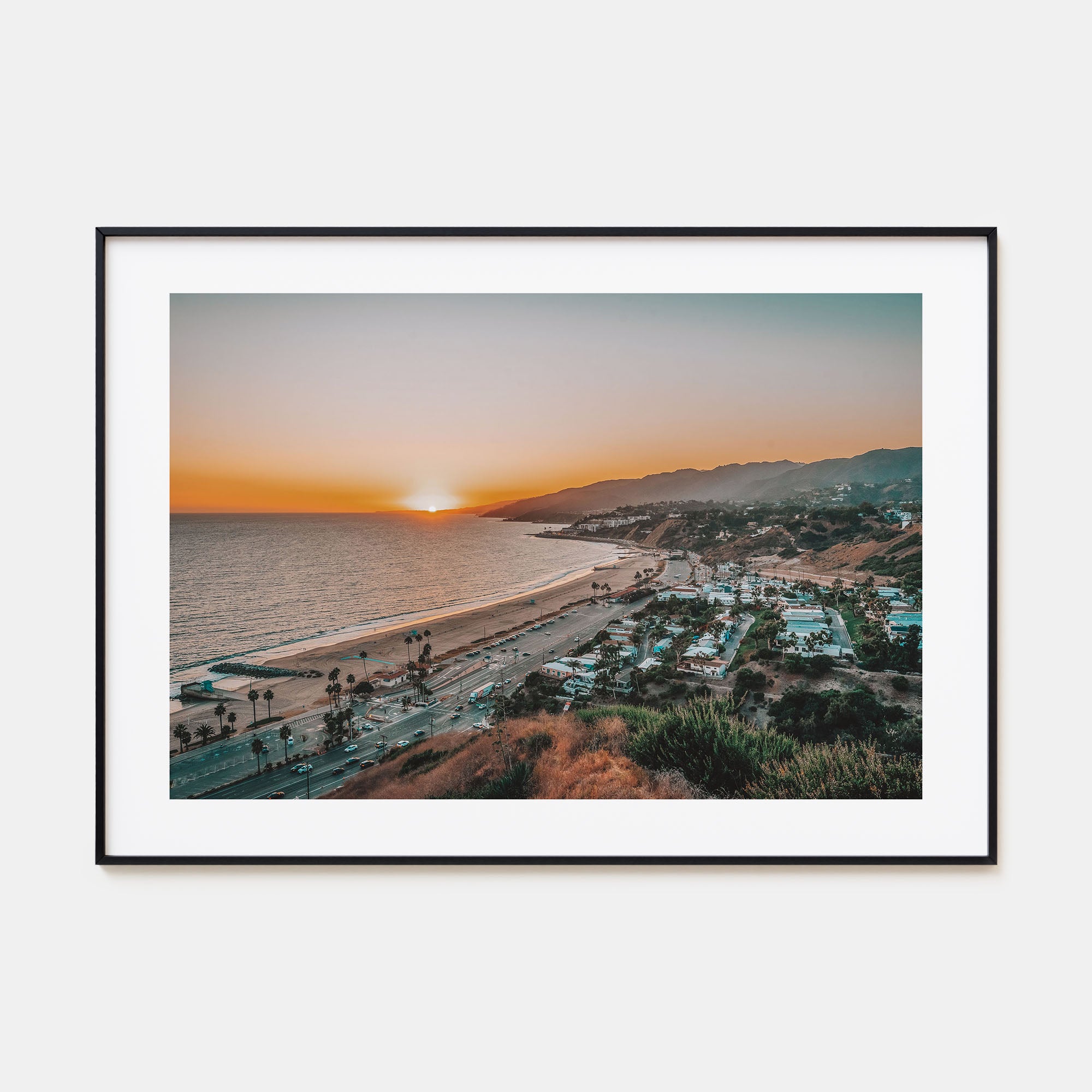 Pacific Palisades Landscape Color Poster