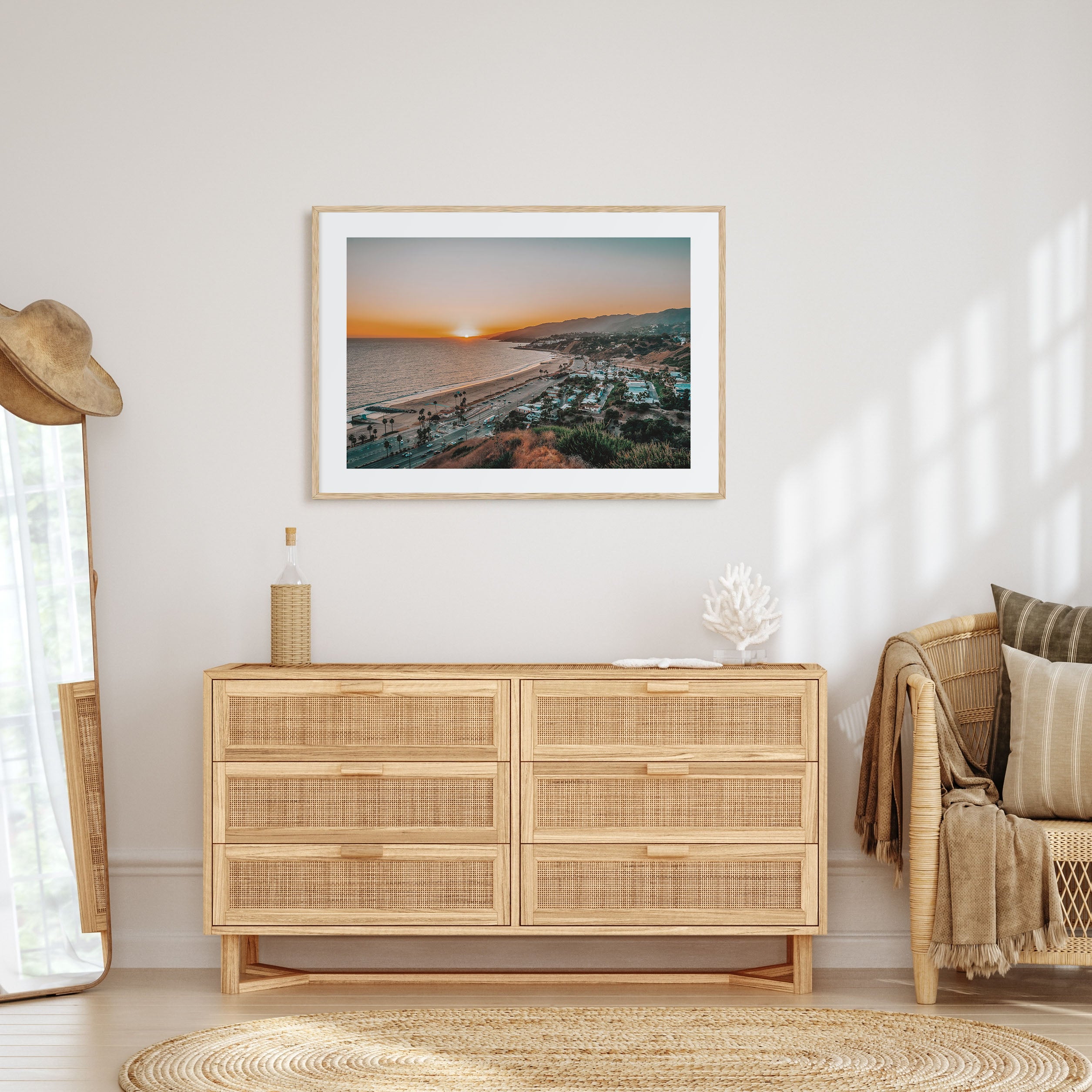 Pacific Palisades Landscape Color Poster