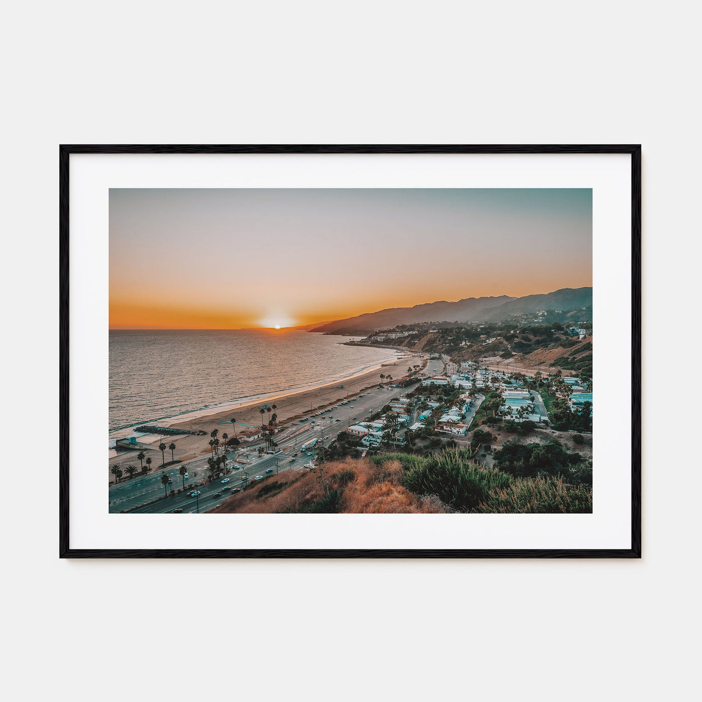 Pacific Palisades Landscape Color Poster