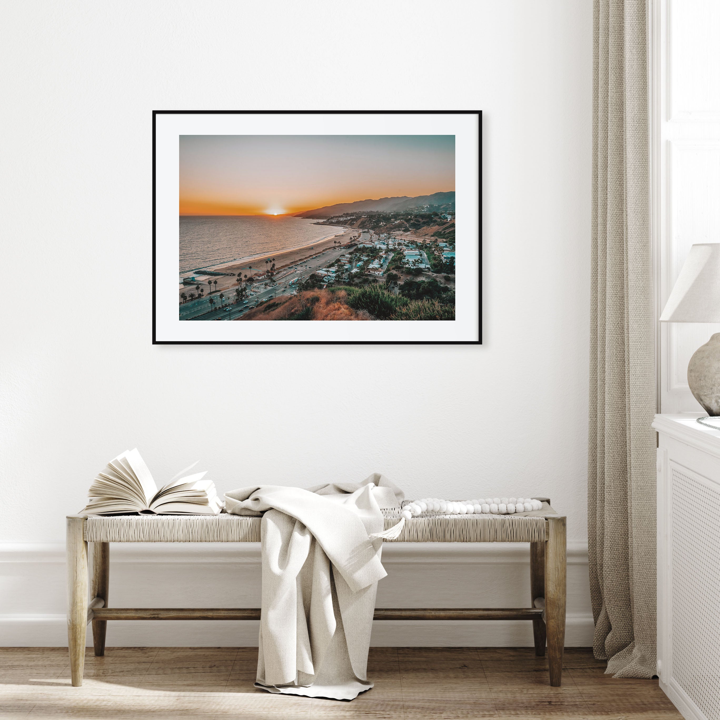 Pacific Palisades Landscape Color Poster