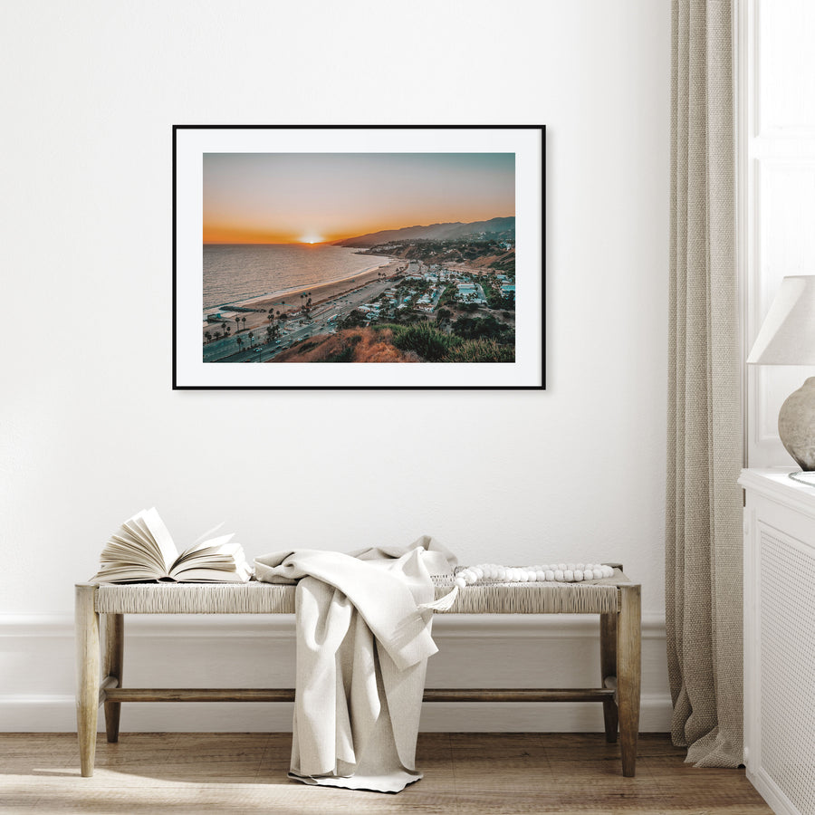 Pacific Palisades Landscape Color Poster