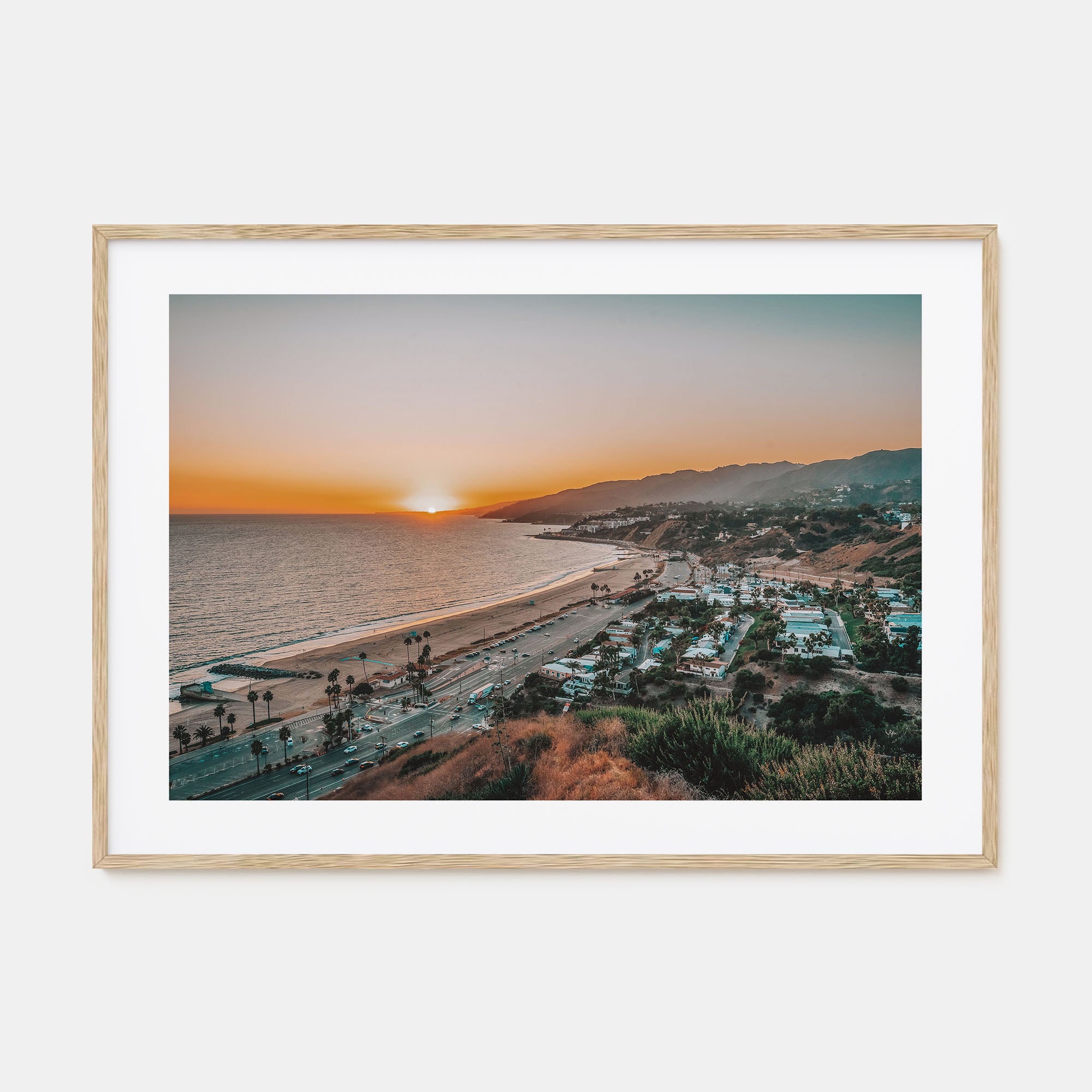 Pacific Palisades Landscape Color Poster