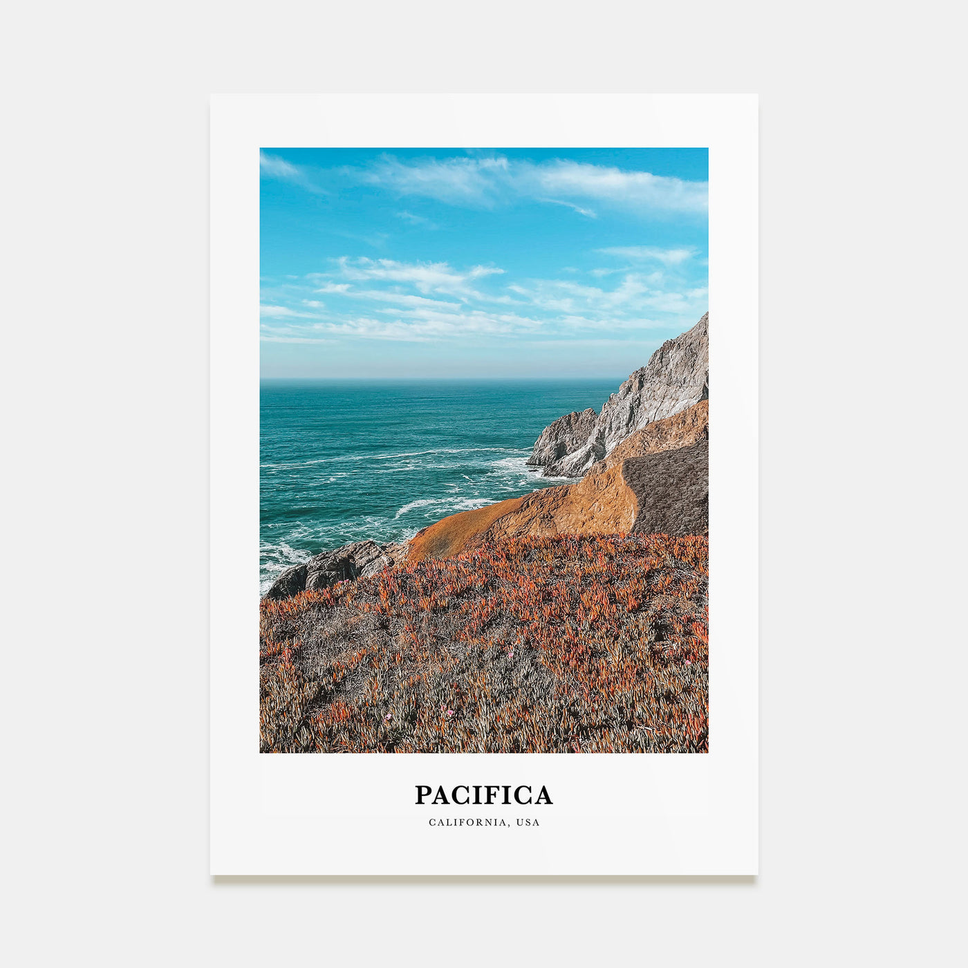 Pacifica Portrait Color No 2 Poster