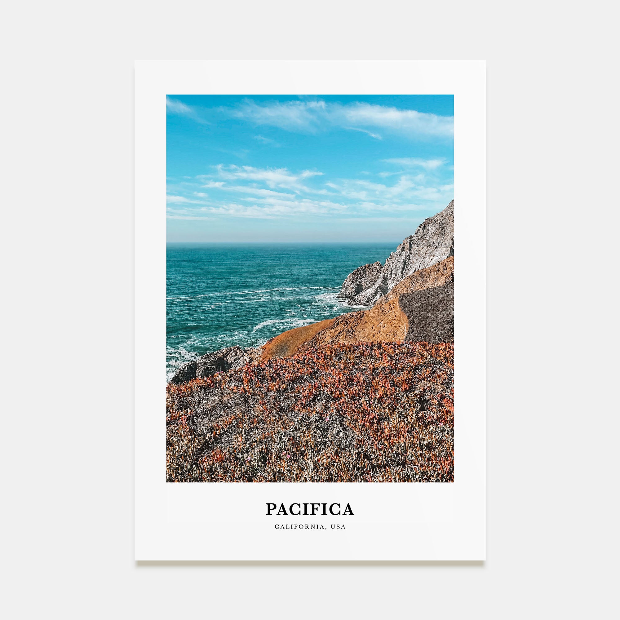 Pacifica Portrait Color No 2 Poster