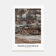 Pacifica State Beach Portrait Color Poster